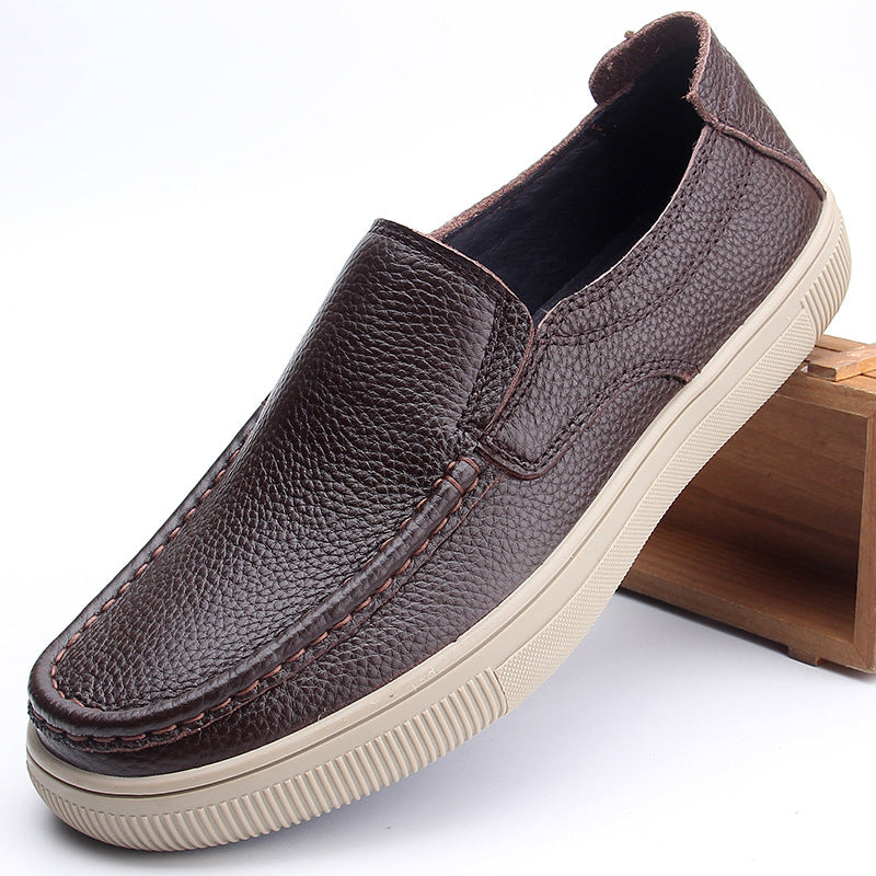 Men's Original Single Board Top Layer Cowhide Soft Men's Casual Shoes