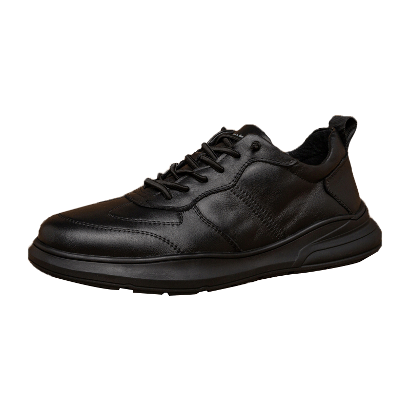 Men's Top Layer Cowhide Business Korean Fashion Men's Sports Shoes