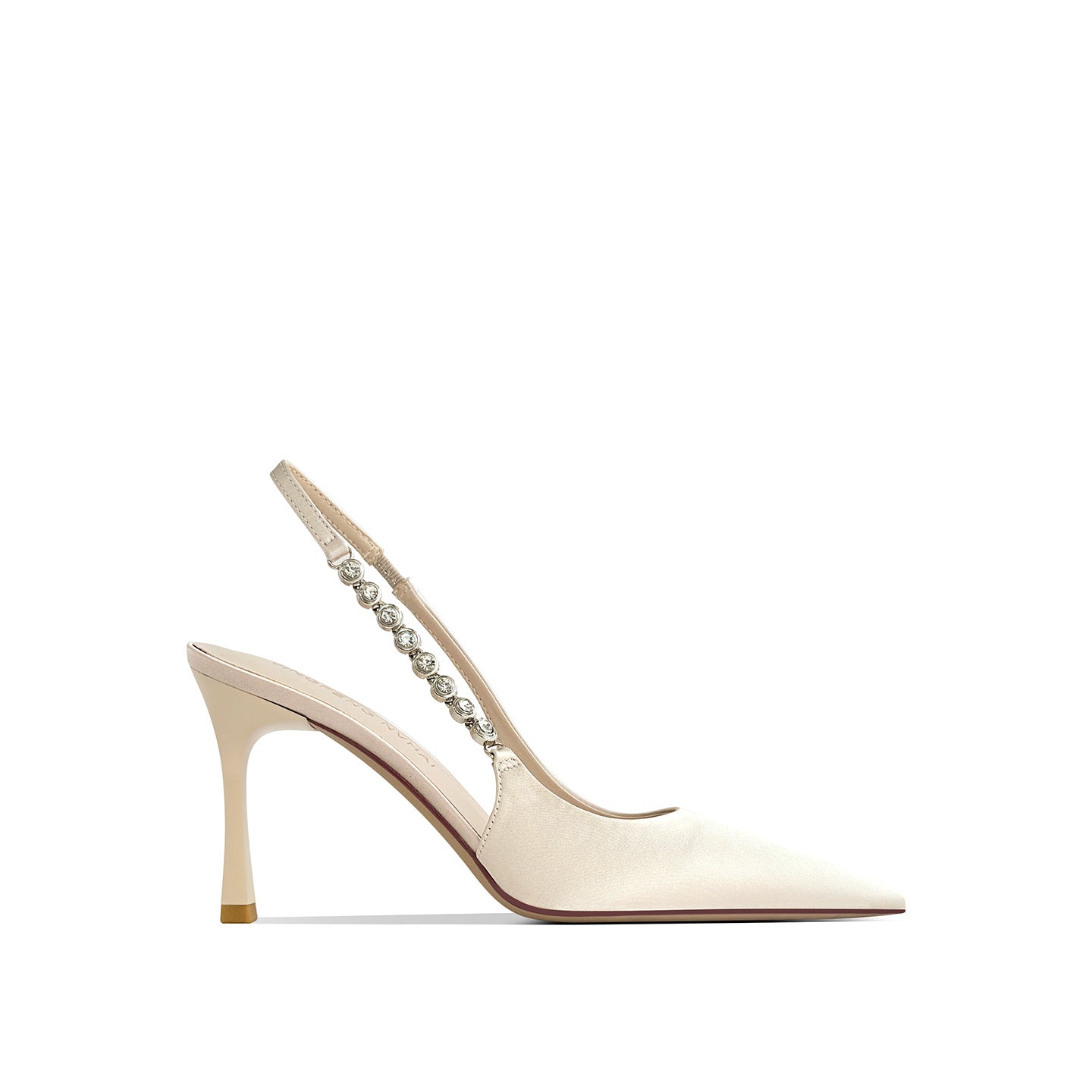Women's Rhinestone Hollow Toe Cap Stilettos Sexy Heels