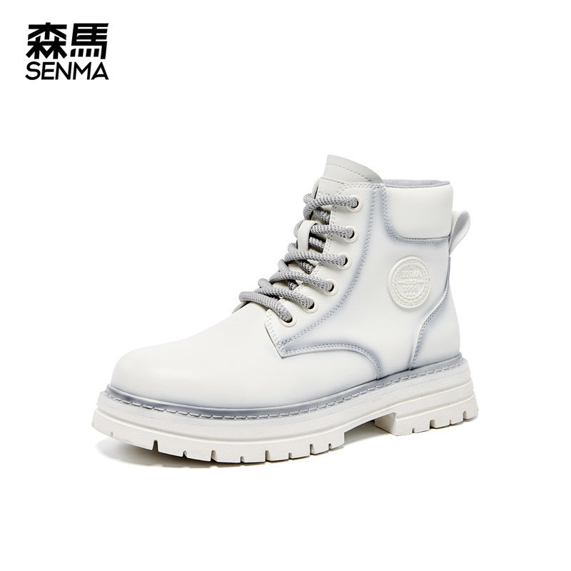 Beautiful Men's Trendy British Style Worker Boots