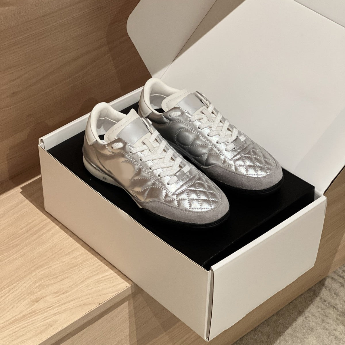 Classic Style Diamond Plaid Golf Three Sports Casual Shoes