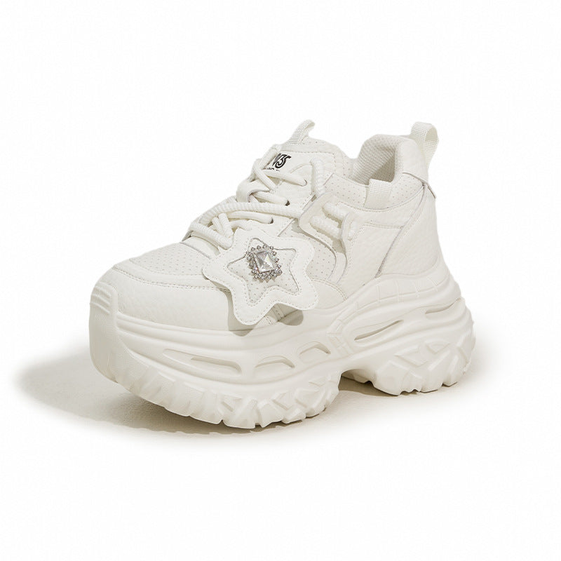 Women's Height Increasing Insole Dad Spring Breathable Sneakers