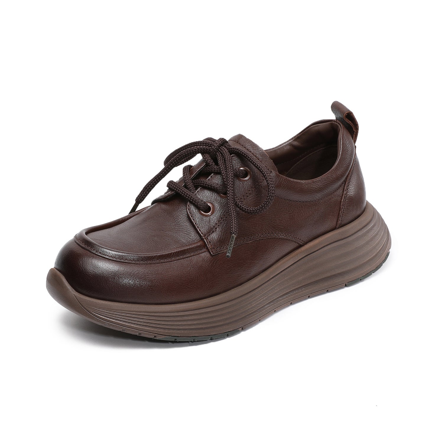 Women's Soft Bottom Wedge Platform Retro Genuine Casual Shoes