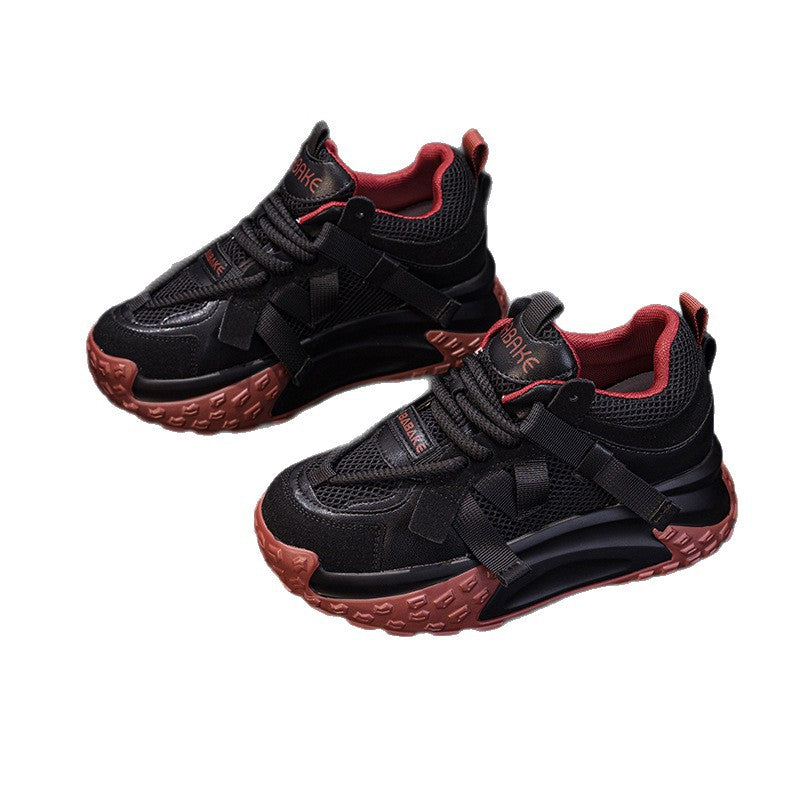Women's Increasing Insole Bread German Training Leisure College Sports Casual Shoes