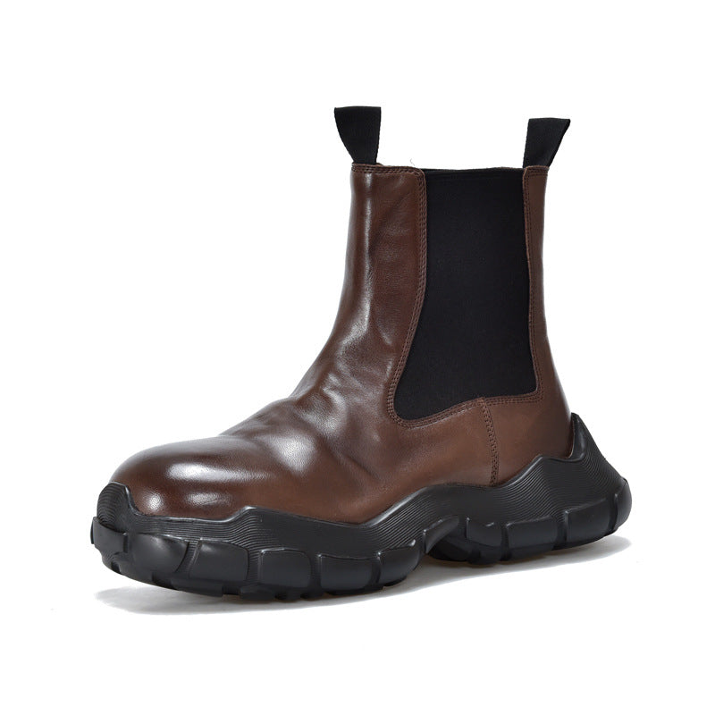 Women's Activity Price Washed Top Layer Cowhide Boots
