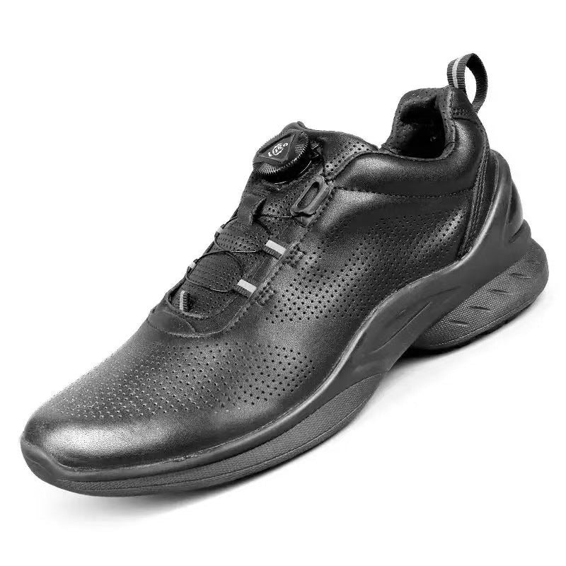 Men's Cowhide Summer Training Fire Protection Spare Time Outdoor Duty Injection Men's Sports Shoes