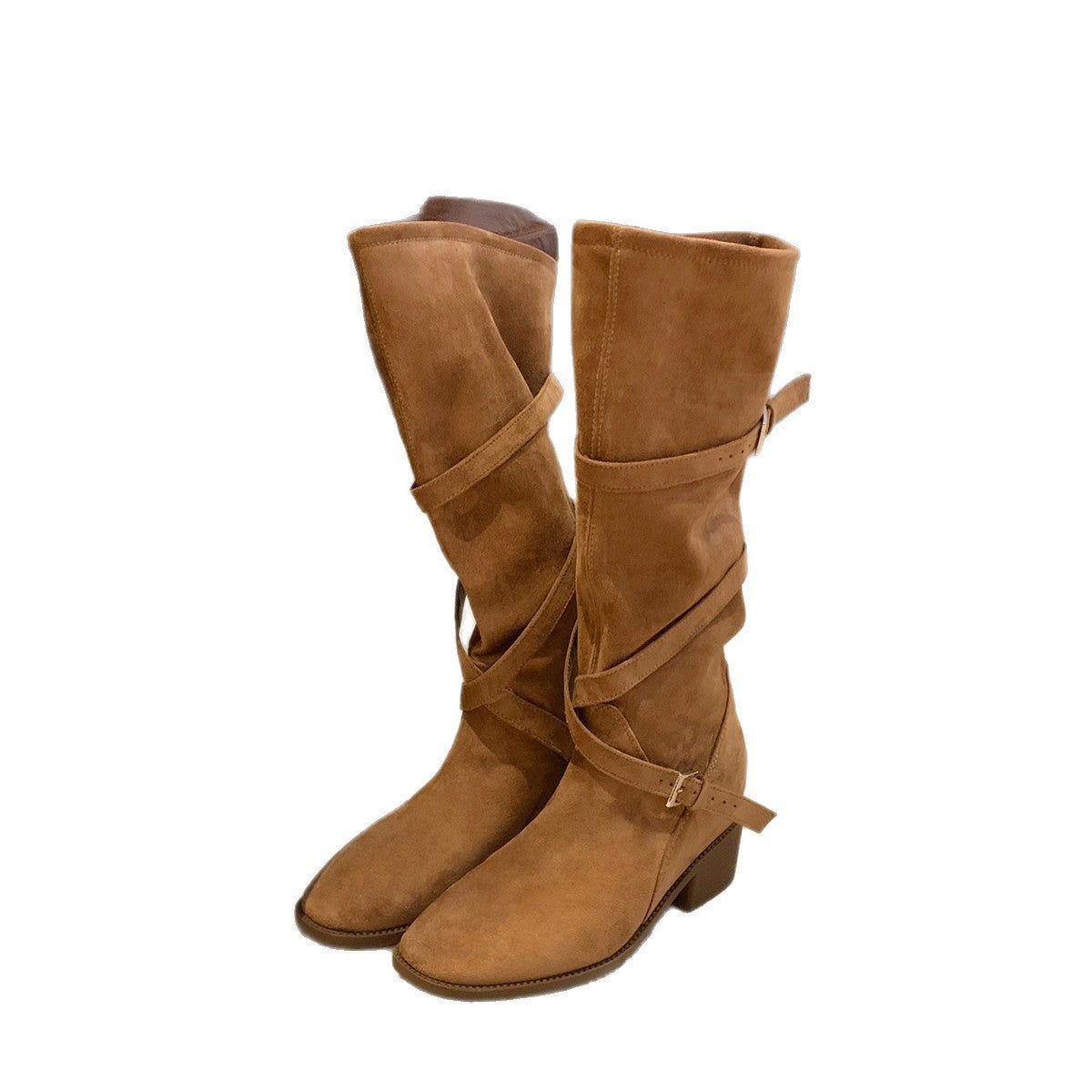 Increasing Large Long Leg Tip Round Head Heels