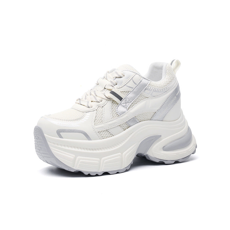 Women's Bottom Heightened Daddy Outer Wear Spring Sports Casual Shoes