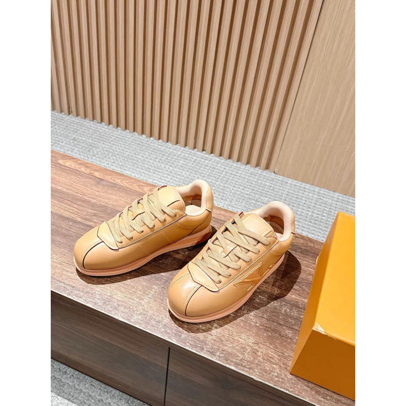 Women's & Men's Donkey's Bread Fashionable White Comfort Couple Sports Casual Shoes