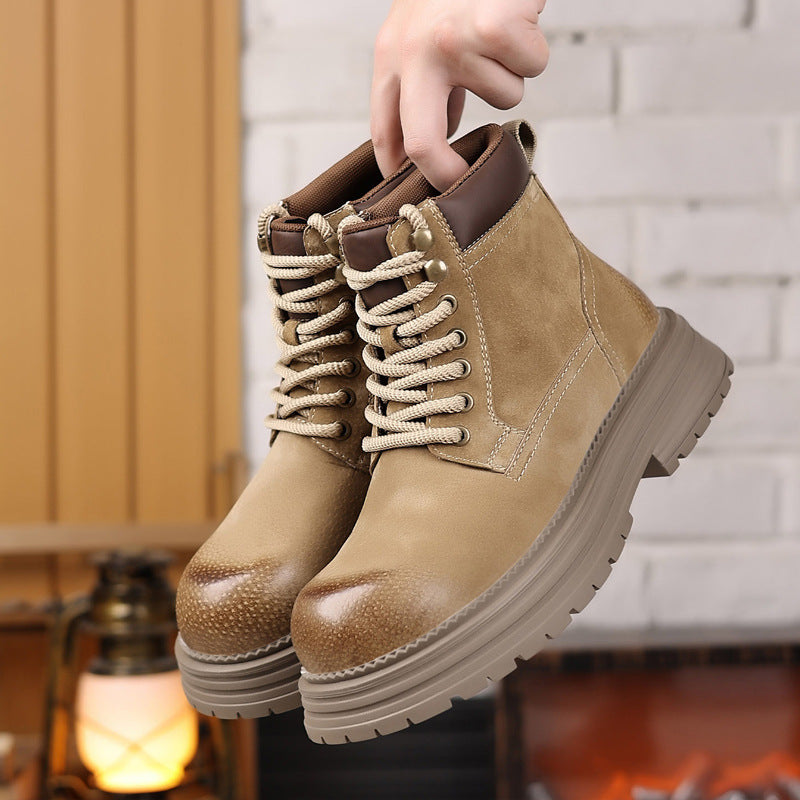 Men's Desert Autumn Worker British Style Outdoor Men's Martin Boots