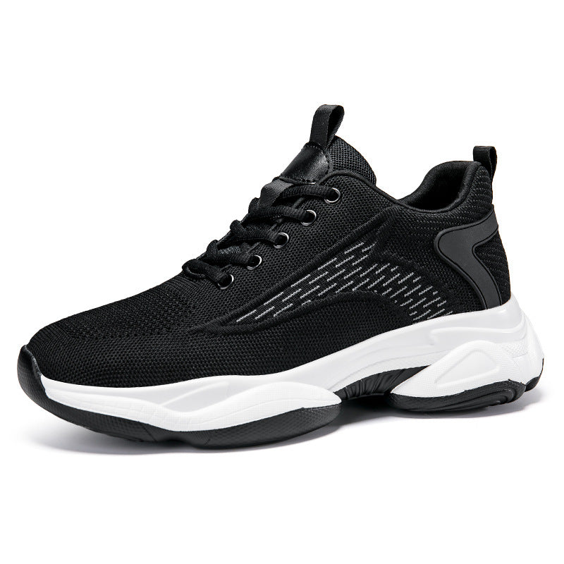 Men's Elevator Dad Breathable Mesh Surface Invisible Height Men's Sports Shoes