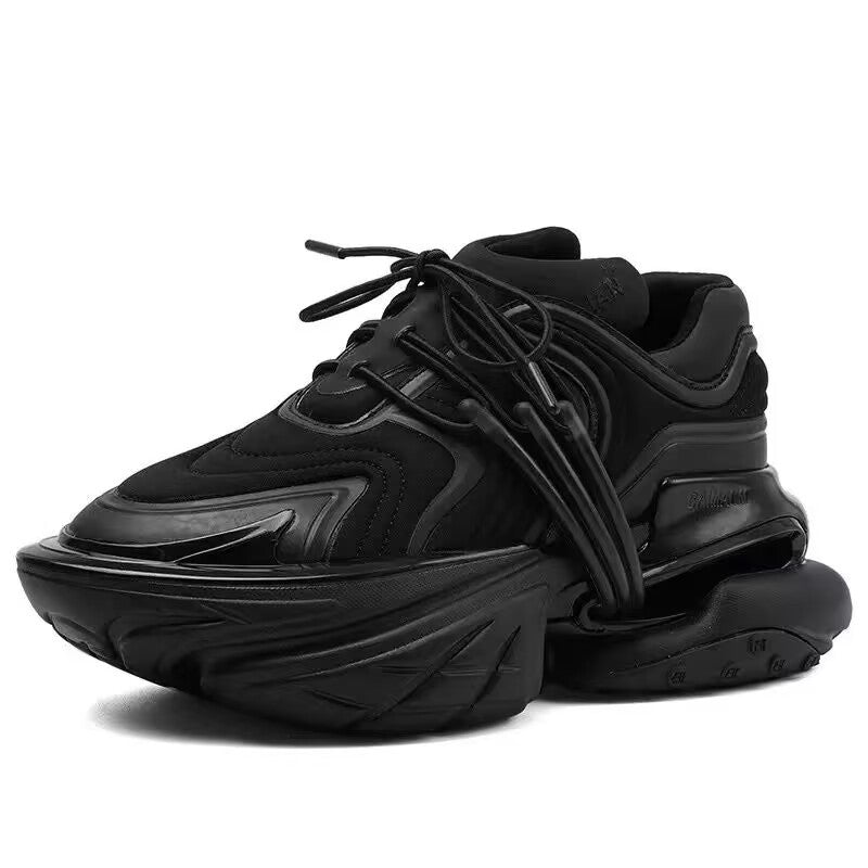 Women's & Men's Spacecraft Space Couple Platform Heightened Daddy Minority Men's Sports Shoes