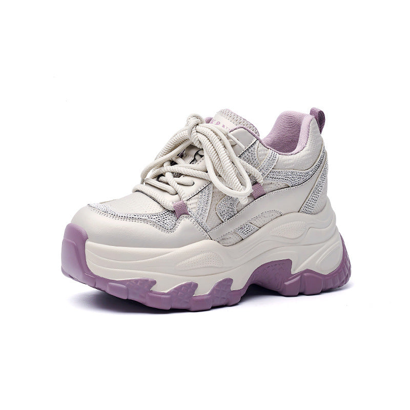 Women's Dad Trendy Spring Small Thick-soled Versatile Sports Casual Shoes