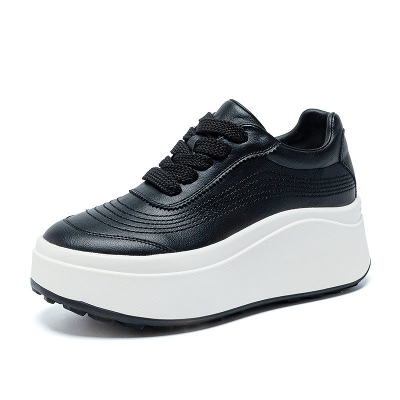 Women's Thick Bottom Heightened Easy Wear Small Sports Casual Shoes