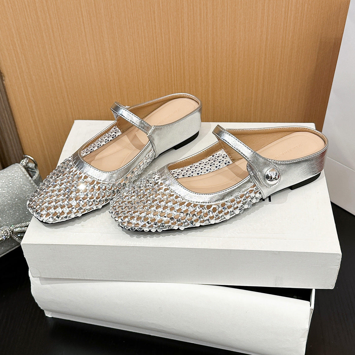 Women's Breathable Weaving Hollow Height Increasing Insole Back Women's Fashion Shoes