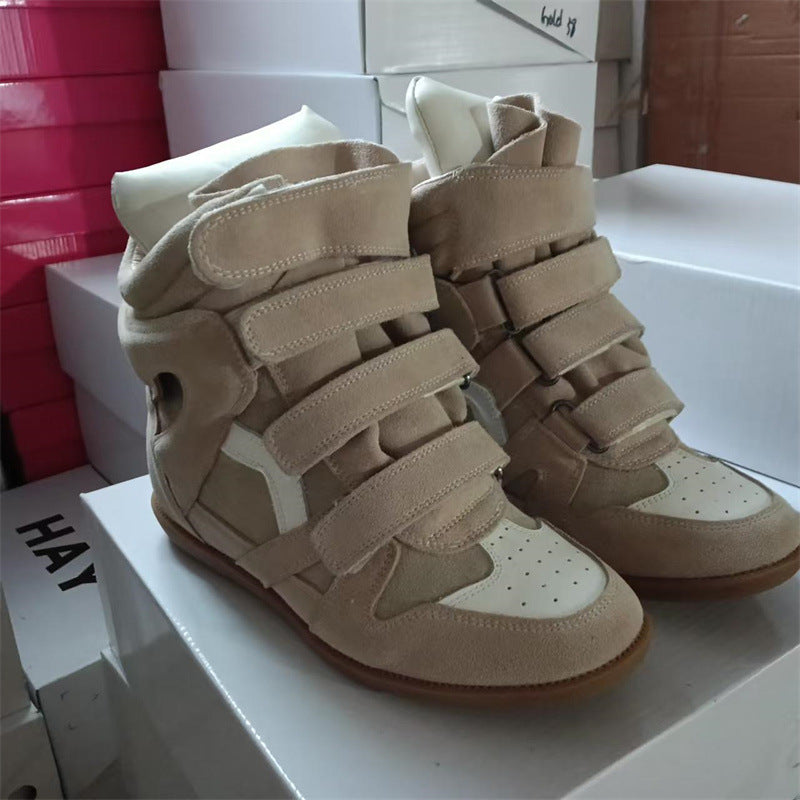 Women's Street Height Increasing Insole Leisure Climbing Sports Casual Shoes