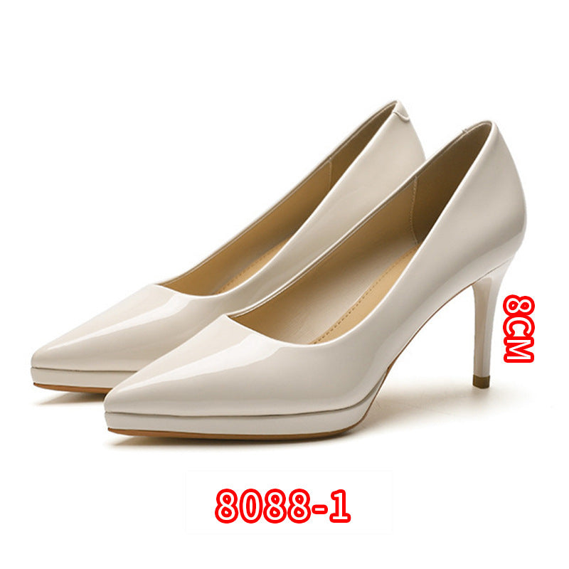 Women's Korean Patent Sexy Pointed Stiletto Classy High Fairy Style Women's Fashion Shoes