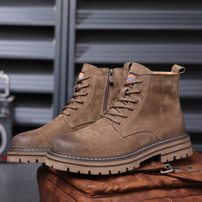 Men's Vintage Autumn Short Trendy Worker British Men's Martin Boots