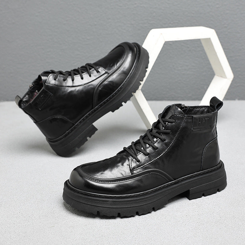Classy Men's High-grade Slip-on Pure Comfort Men's Martin Boots