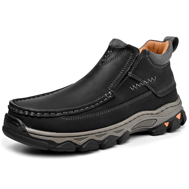 Versatile Men's Winter Outdoor Mountaineering Hiking Men's Leather Boots