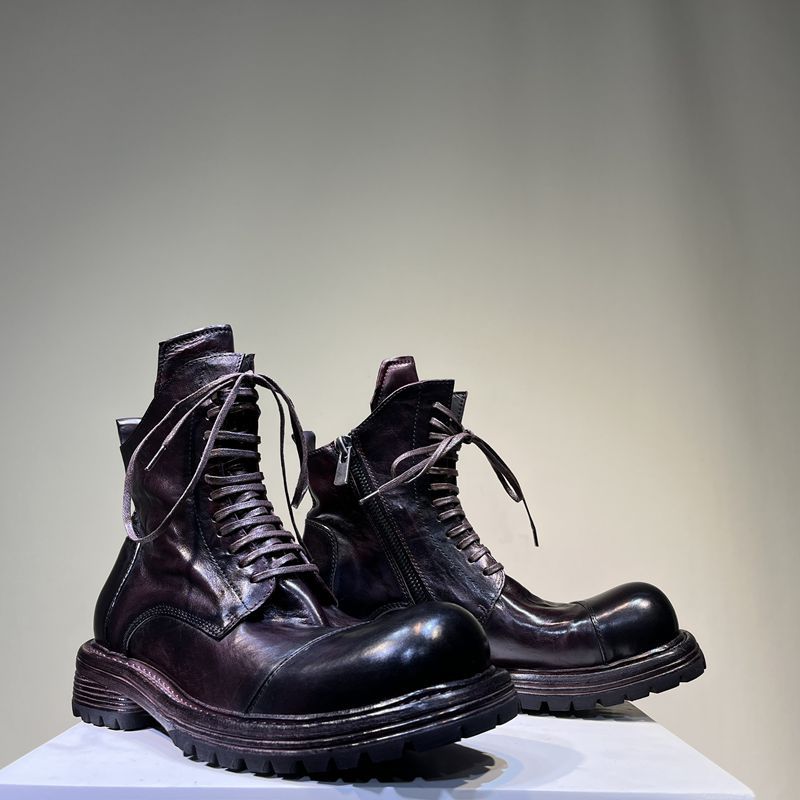 Men's Washed Good Year Craft Vintage Wind Men's Martin Boots