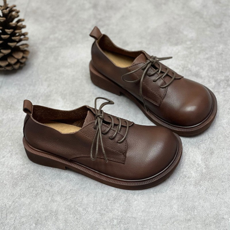 Style Artistic Retro Genuine Pumps Soft Bottom Women's Casual Shoes