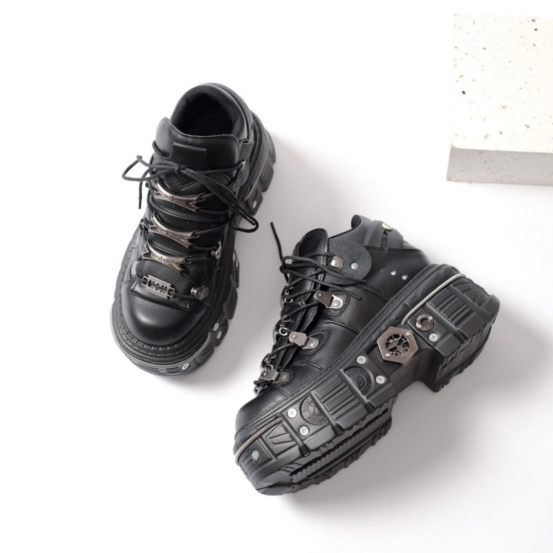 Women's Dad Platform Russian Heavy Metal Punk Women's Shoes