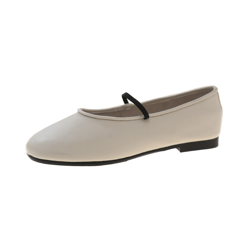 French Fairy Gentle Every Night Mary Jane Ballet Lazy Little Women's Fashion Shoes