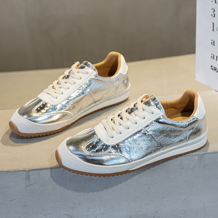 Women's Thin Bottom Board Distressed Style Lightweight Women's Casual Shoes