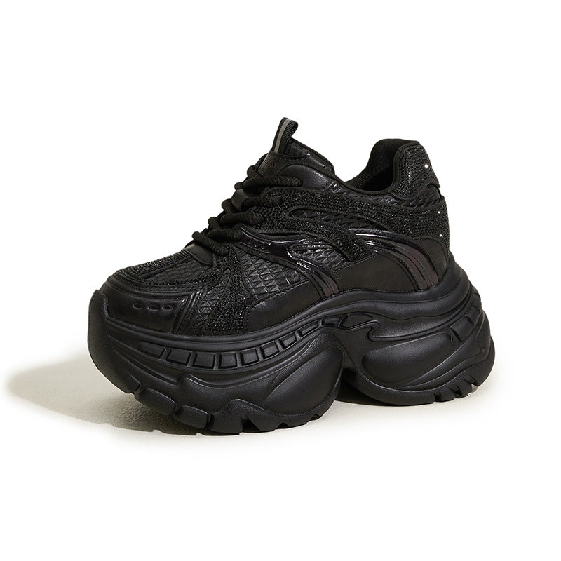 Women's Platform Dad Small Height Increasing Insole Women's Sports Shoes