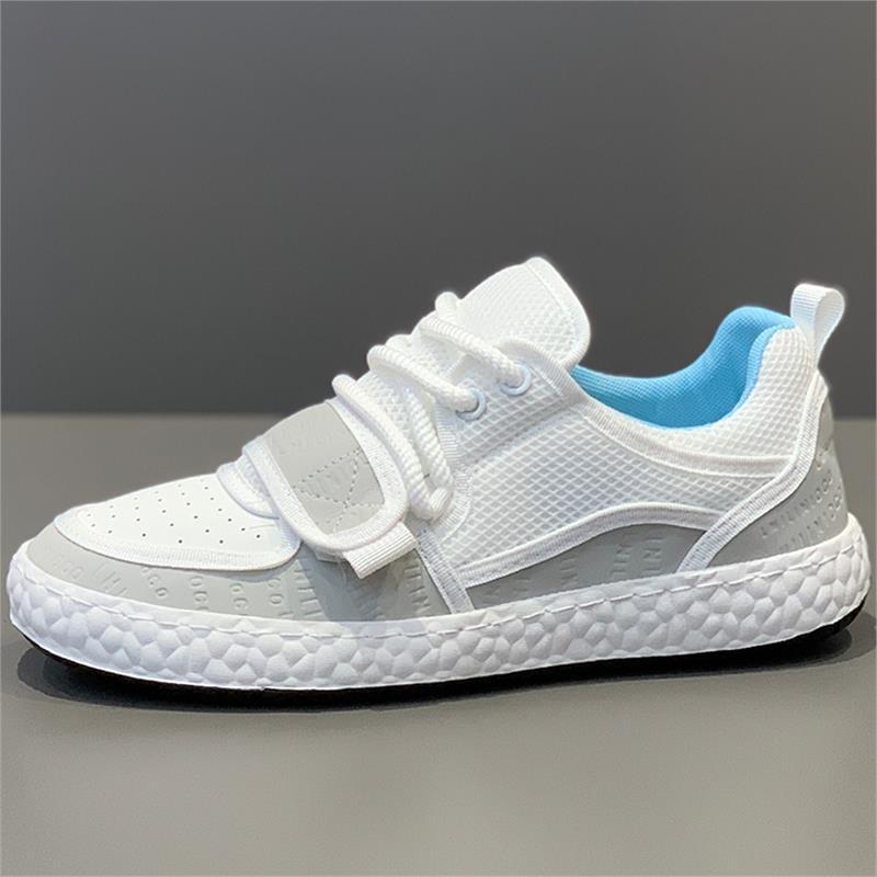 Men's Tide Breathable White Korean Trendy Fashion Joker Lightweight Men's Sports Shoes