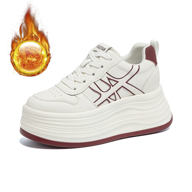 Women's Autumn Korean Style Height Increasing Insole Muffin Lightweight Women's Sports Shoes