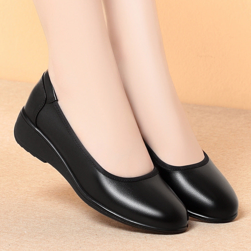 Women's Plus Size Formal Wear Not Tired Feet Leather Shoes