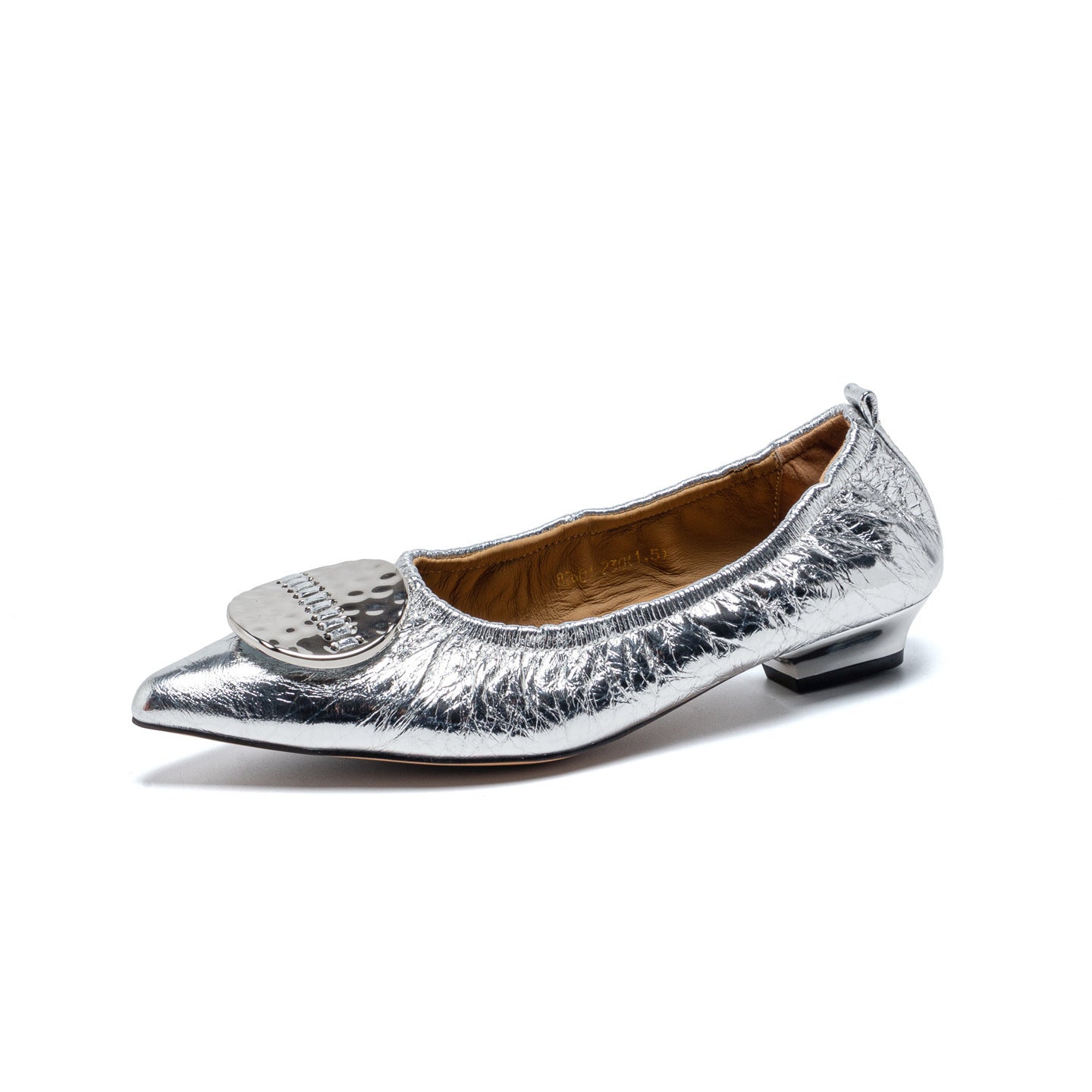 Women's Pointed Flat Sheepskin Spring Shallow Mouth Fairy Style Soft Bottom Leather Shoes