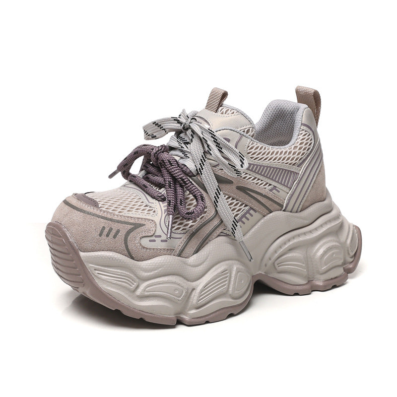 Women's Platform Height Increasing Insole Dad Spring Casual Shoes