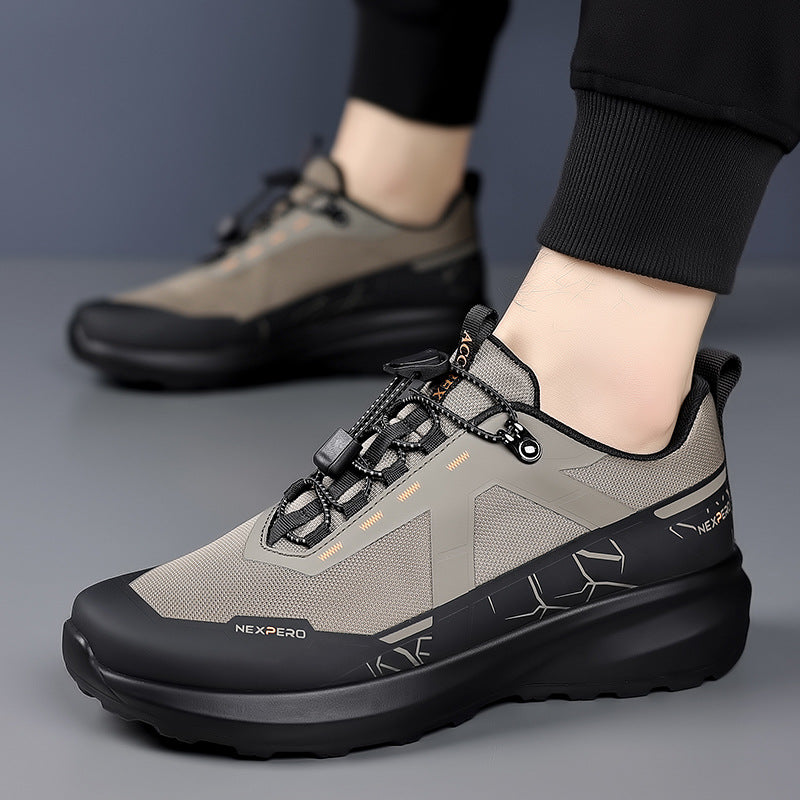 Men's Spring Outdoor Hiking Platform Trendy Mesh Sneakers