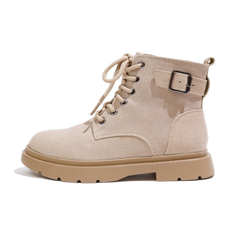 Women's Martin Summer Genuine Retro Tooling Western Cowboy Thick Bottom Inner Women's Leather Boots