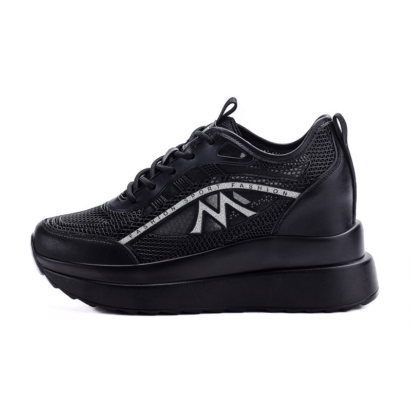Women's Hollow Mesh Breathable Running Soft Bottom Casual Shoes