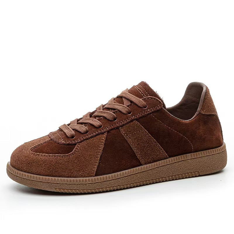 Women's Summer White Thick Bottom Breathable Genuine Men's Shoes