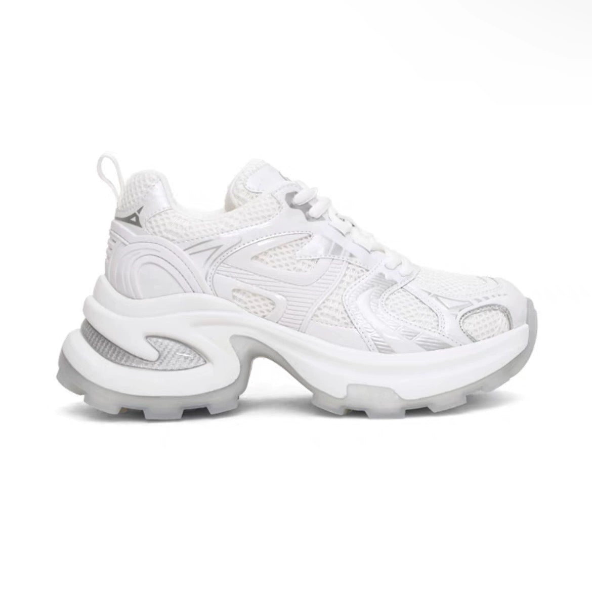 Women's Thick Bottom Heightened Daddy Mesh Breathable Versatile Women's Sports Shoes