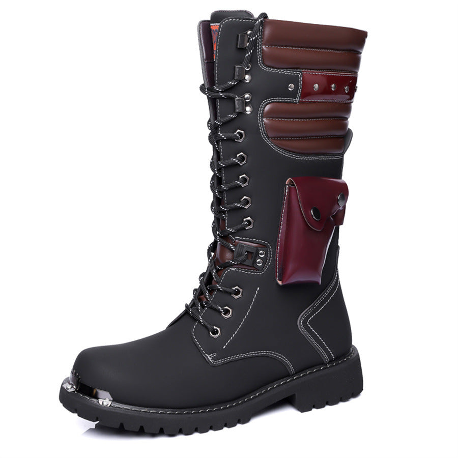 Men's Big Toe Long Tube Worker High Leg Men's Martin Boots