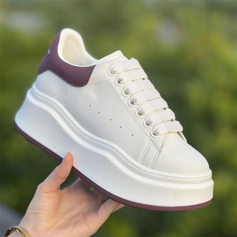 Women's Platform White Korean Style Versatile Muffin Height Sports Casual Shoes