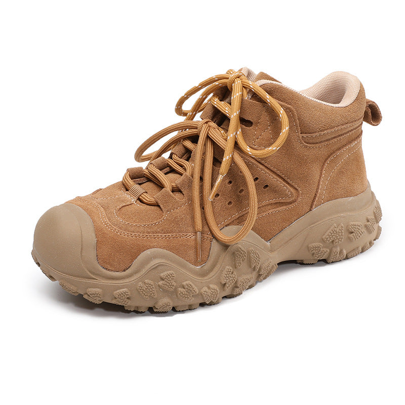 Women's Mountaineering Short British Style Martin Women's Leather Boots