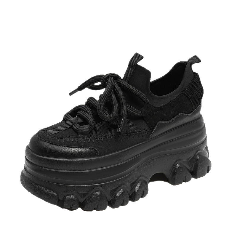 Classy Women's Hidden Platform High Dad Men's Shoes