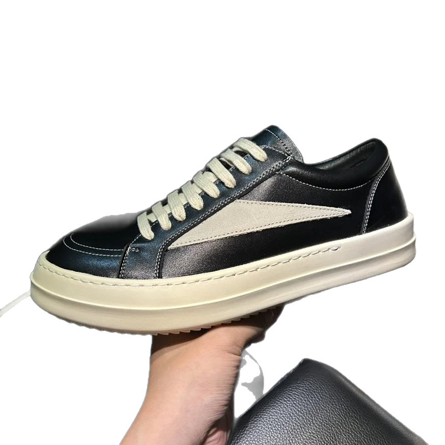 Women's & Men's Flat For Goth High Street Inverted Triangle Sneakers