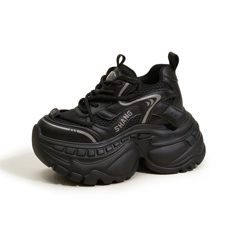 Women's Dad Small Thick Bottom Height Increasing Women's Sports Shoes