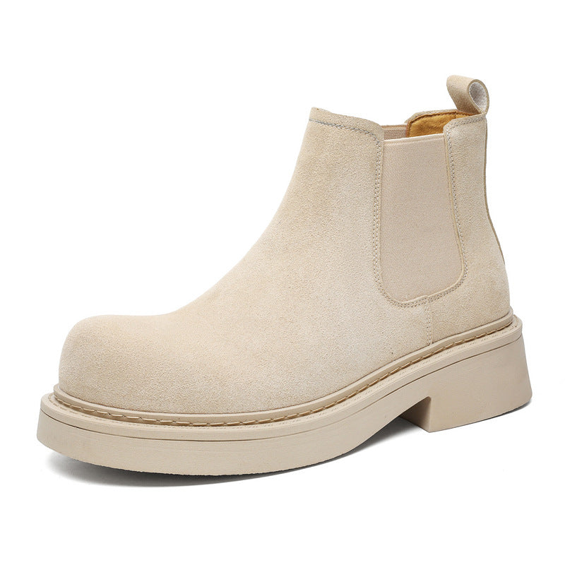 Men's Chelsea British Style Retro Big Toe Men's Martin Boots