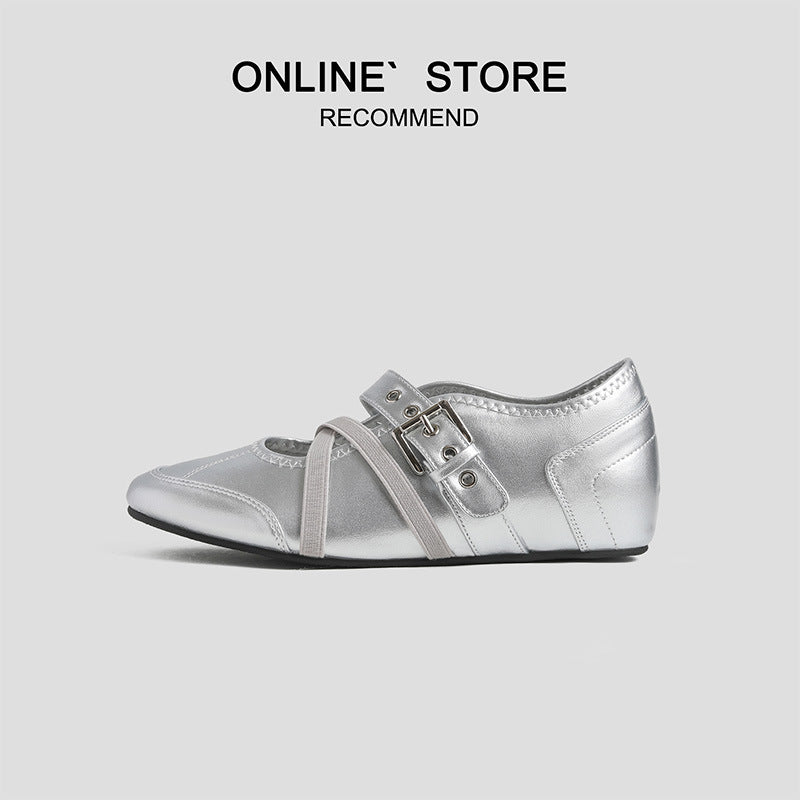Version Height Increasing Insole Ballet Shallow Women's Casual Shoes