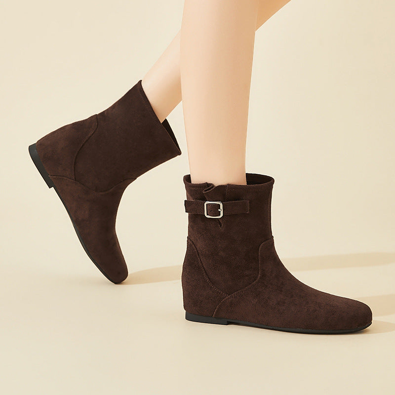 Women's French Style Fashion Elastic Socks Skinny Women's Leather Boots