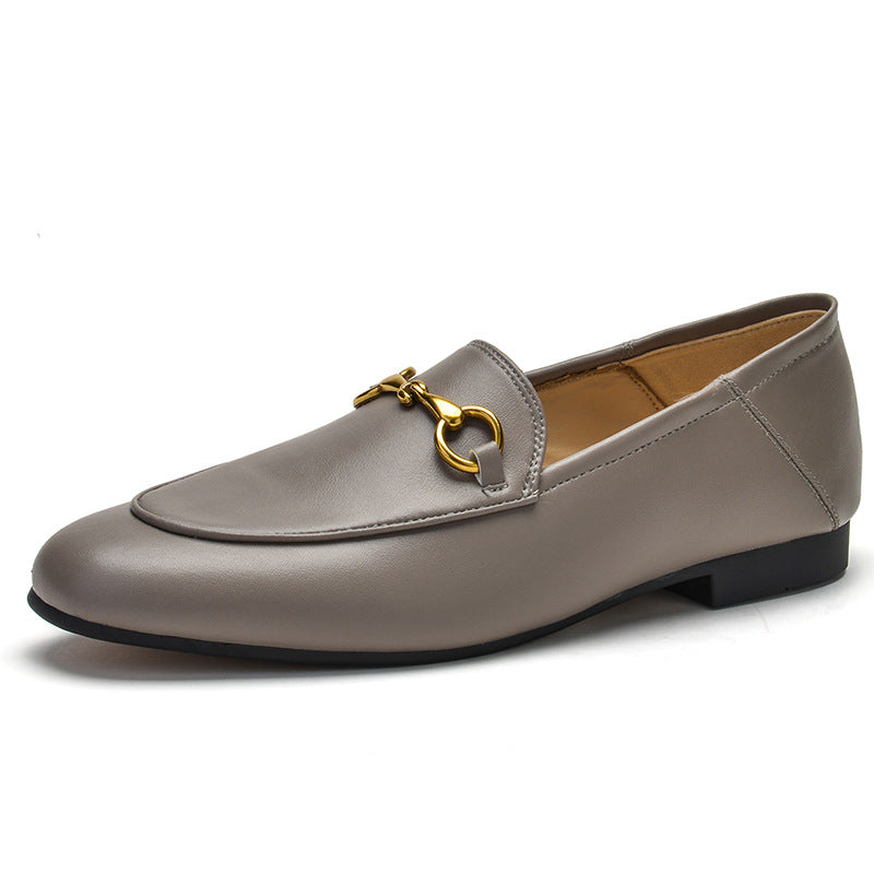 Women's Buckle Flat Slip-on Authentic Pumps Plus Loafers